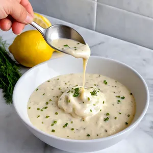 Рецепт Горячие канапе с креветками и чесночным соусом - Приготовление чесночного соуса