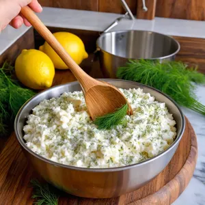 Рецепт Горячие канапе с лососем и сливочным сыром - Приготовление начинки