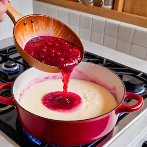 Рецепт Горячие канапе с перепелкой и клюквенным соусом - Приготовление клюквенного соуса