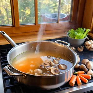 Рецепт Грибной бульон с белыми грибами и гвоздикой - Приготовление бульона