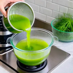 Рецепт Яичные медальоны с крабовым муссом и укропным гелем - Приготовление укропного геля