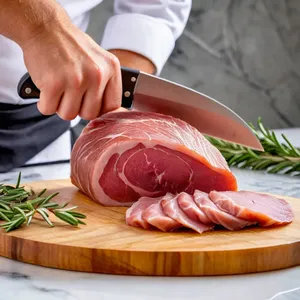 Рецепт Карпаччо из баранины с розмарином и медовой глазурью - Подготовка баранины