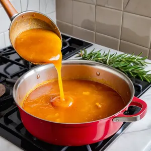 Рецепт Карпаччо из гуся с айвовым соусом и розмарином - Приготовление айвового соуса