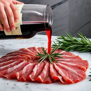 Рецепт Карпаччо из кабана с брусничным соусом и розмарином - Ароматизация розмарином