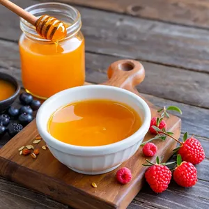 Рецепт Карпаччо из косули с облепиховым соусом и можжевельником - Приготовление облепихового соуса