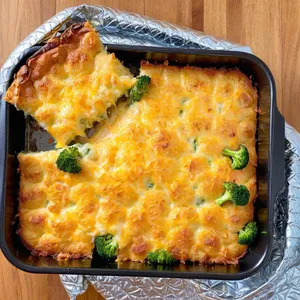 Рецепт Картофельная запеканка с брокколи и сыром - Запекание