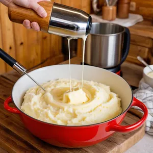 Рецепт Картофельное пюре с печеными томатами и базиликом - Приготовление картофельного пюре