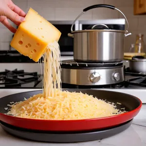 Рецепт Картофельное пюре с сыром и шпинатом - Подготовка сыра и молока
