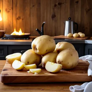 Рецепт Картофельное пюре с трюфельным маслом - Подготовка картофеля