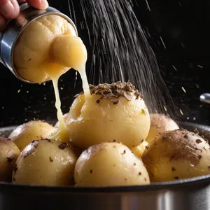 Рецепт Картофельное пюре с трюфельным маслом - Приготовление пюре