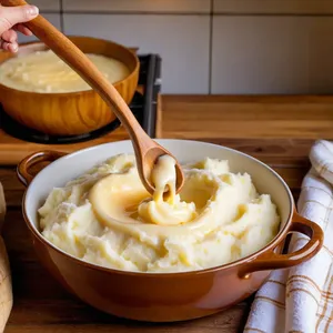 Рецепт Картофельное пюре с жареной морковью и имбирём - Приготовление пюре
