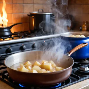 Рецепт Картофельное пюре с жареными каперсами и лимонной цедрой - Варка картофеля