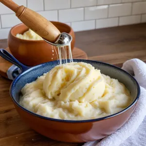Рецепт Картофельное пюре с жареными перцами и орегано - Приготовление пюре