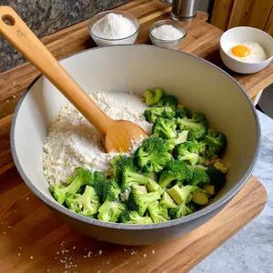 Рецепт Картофельные драники с брокколи и сырным соусом - Приготовление теста для драников