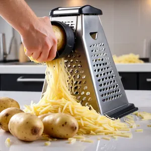 Рецепт Картофельные драники с брынзой и мятой - Подготовка картофеля