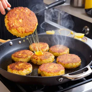 Рецепт Картофельные драники с брынзой и мятой - Формирование драников