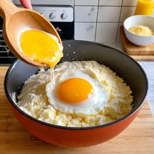 Рецепт Картофельные драники с печеными томатами и моцареллой - Приготовление теста для драников