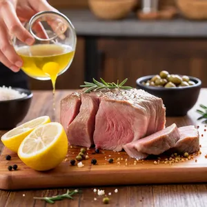 Рецепт Кебаб из ягненка с мятным йогуртом и огурцами - Подготовка мяса и маринада