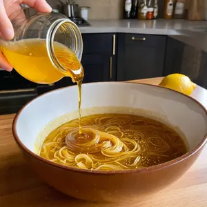 Рецепт Кебаб из свинины с медово-чесночным маринадом и грушей - Приготовление маринада