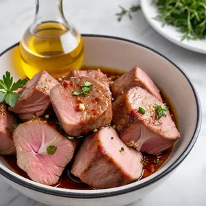 Рецепт Кебаб из телятины с черносливом и грецкими орехами - Маринование телятины