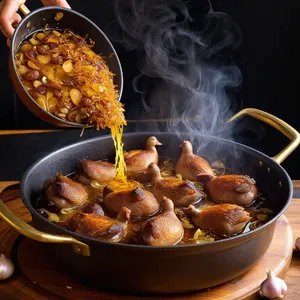 Рецепт Харчо с дикой уткой и кизиловым соусом - Обжарка утки