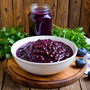 Рецепт Харчо с фазаном и черничным соусом - Приготовление черничного соуса