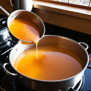 Рецепт Харчо с индейкой и алычовым соусом - Приготовление бульона