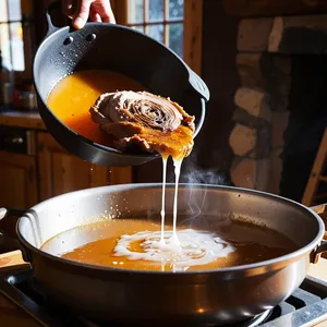 Рецепт Харчо с индейкой и алычовым соусом - Соединение компонентов