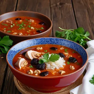 Рецепт Харчо с индейкой и черносливом - Финальные штрихи и подача