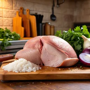 Рецепт Харчо с индейкой и гранатовым соусом - Подготовка индейки и овощей