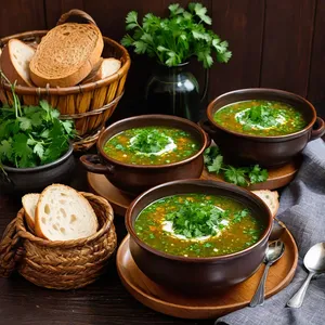Рецепт Харчо с кабаном и можжевеловым соусом - Подача