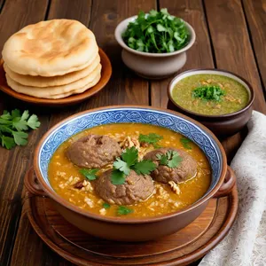 Рецепт Харчо с уткой и алычой - Подача харчо