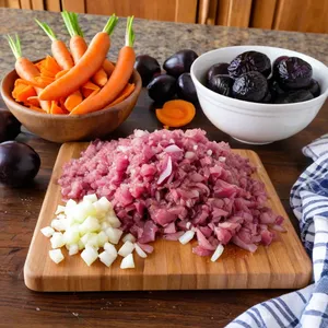 Рецепт Харира с бараниной и черносливом - Подготовка ингредиентов