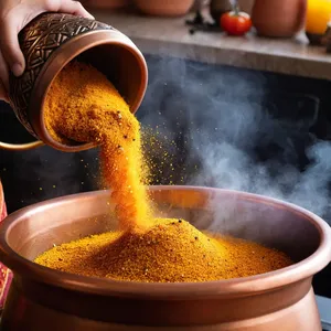 Рецепт Харира с бараниной и фисташками - Добавление специй и томатов