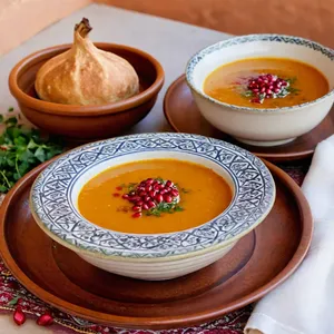 Рецепт Харира с бараниной и гранатом - Подача