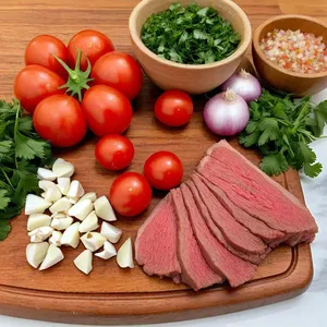 Рецепт Харира с говядиной и томатами - Подготовка ингредиентов
