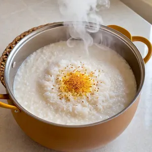 Рецепт Харира с креветками и кокосовым молоком - Варка риса
