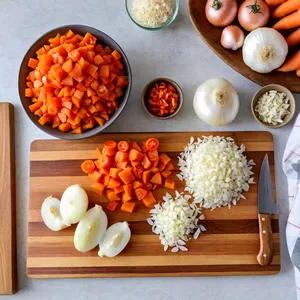 Рецепт Харира с кускусом и овощами - Подготовка овощей