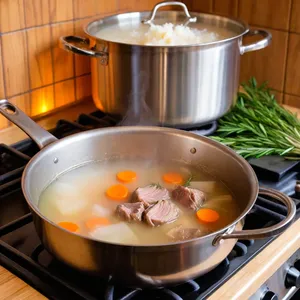 Рецепт Холодец из баранины с розмарином и чесноком - Приготовление бульона