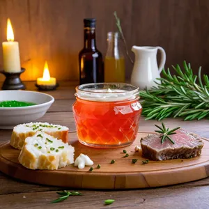 Рецепт Холодец из баранины с розмарином и чесноком - Подача
