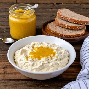 Рецепт Холодец из говядины с хреном и горчицей - Приготовление соуса