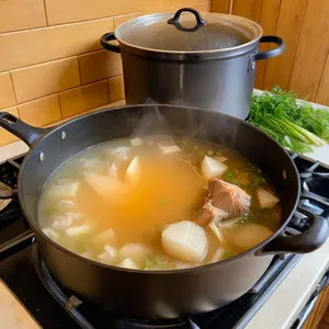 Рецепт Холодец из гуся с яблоками и тимьяном - Приготовление бульона