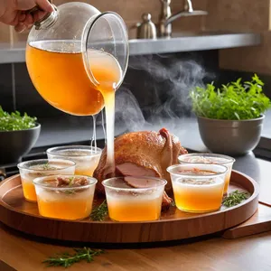 Рецепт Холодец из индейки с шалфеем и чесночным маслом - Разливка по формам