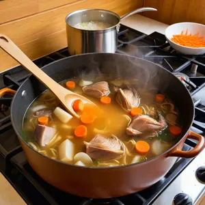 Рецепт Холодец из утки с апельсиновой цедрой и гвоздикой - Приготовление бульона