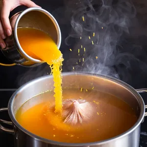 Рецепт Холодец из утки с апельсиновой цедрой и гвоздикой - Добавление апельсиновой цедры