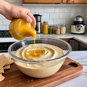 Рецепт Хумус с копченой фасолью и лаймом - Взбивание хумуса