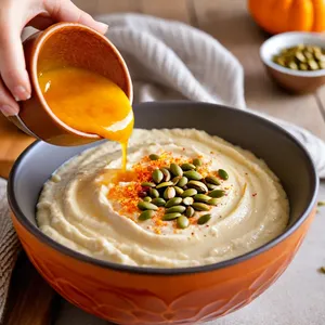Рецепт Хумус с тыквой и кленовым сиропом - Измельчение и доводка