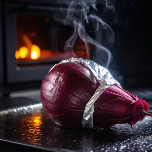 Рецепт Хумус с запеченной свеклой и грецкими орехами - Запекание свеклы
