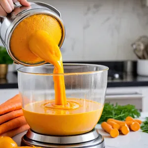 Рецепт Хумус с жареной морковью и куркумой - Пюрирование хумуса