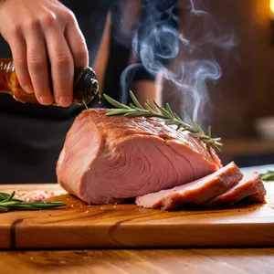 Рецепт Копчёная крольчатина с розмариновым соусом - Подготовка крольчатины
